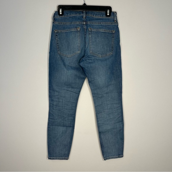 Everlane Jeans Womens 27 Blue Ankle Denim Mid Rise Skinny Cotton Blend Medium - Picture 2 of 10